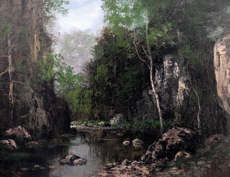 Le Ruisseau Du Puits Noir Marcel Ordinaire Vers 1872 Huile sur toile Ornans, musée Gustave Courbet. (a verifier) © Institut Gustave Courbet, Ornans