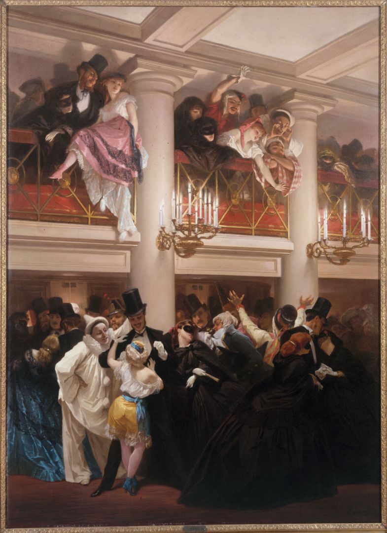 Le Bal De L'Opéra Giraud Eugène En 1866 Peinture à l’huile Musée Carnavalet, Histoire de Paris CC0 Paris Musées / Musée Carnavalet - Histoire de Paris