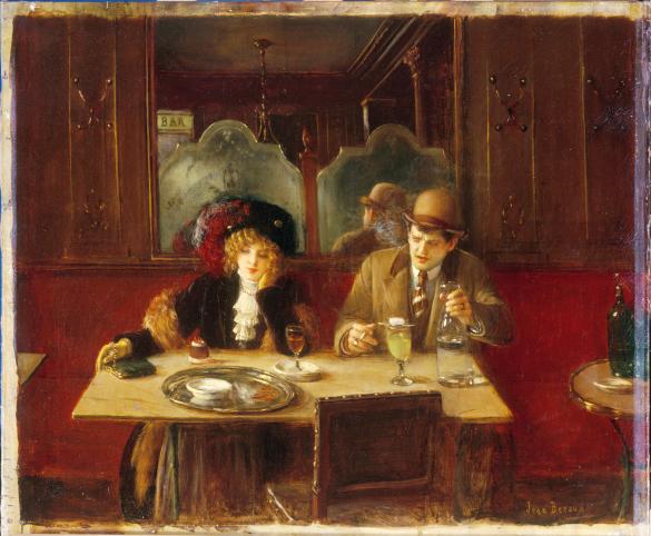 Au café dit l’absinthe Béraud, Jean  Vers 1909 Musée Carnavalet, Histoire de Paris