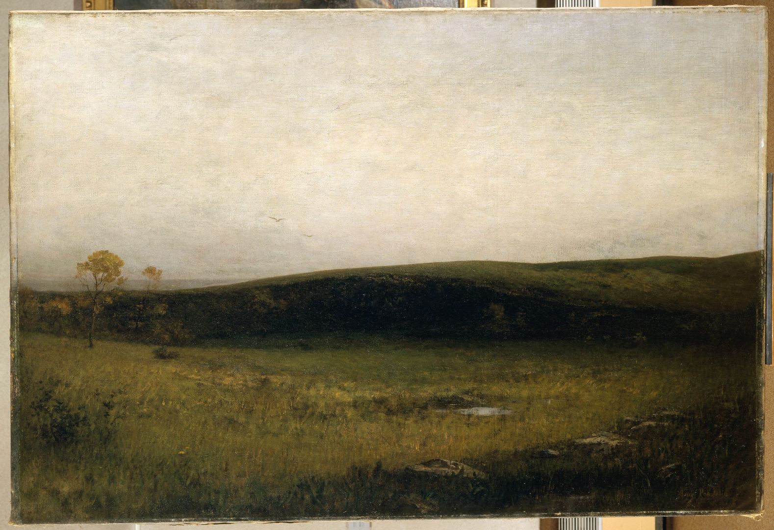 Coteau Jurassien À La Tombée De La Nuit Pointelin Auguste 1881 Huile sur toile Musée des Beaux Arts et d’Archéologie de Besançon © Besançon, musée des beaux-arts et d’archéologie – Photographie P. Guenat