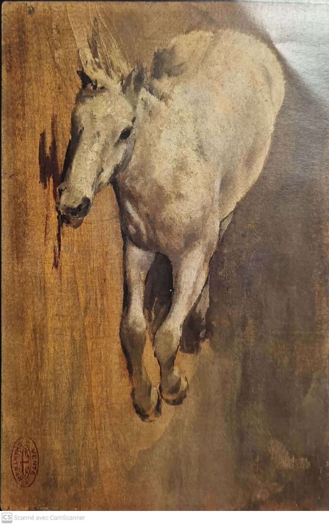 Cheval Mort, Vu De Face En Raccourci Chartran Théobald 19e siècle Peinture à l'huile Musée des Beaux Arts et d’Archéologie de Besançon © Besançon, musée des beaux-arts et d’archéologie – Photographie P. Guenat
