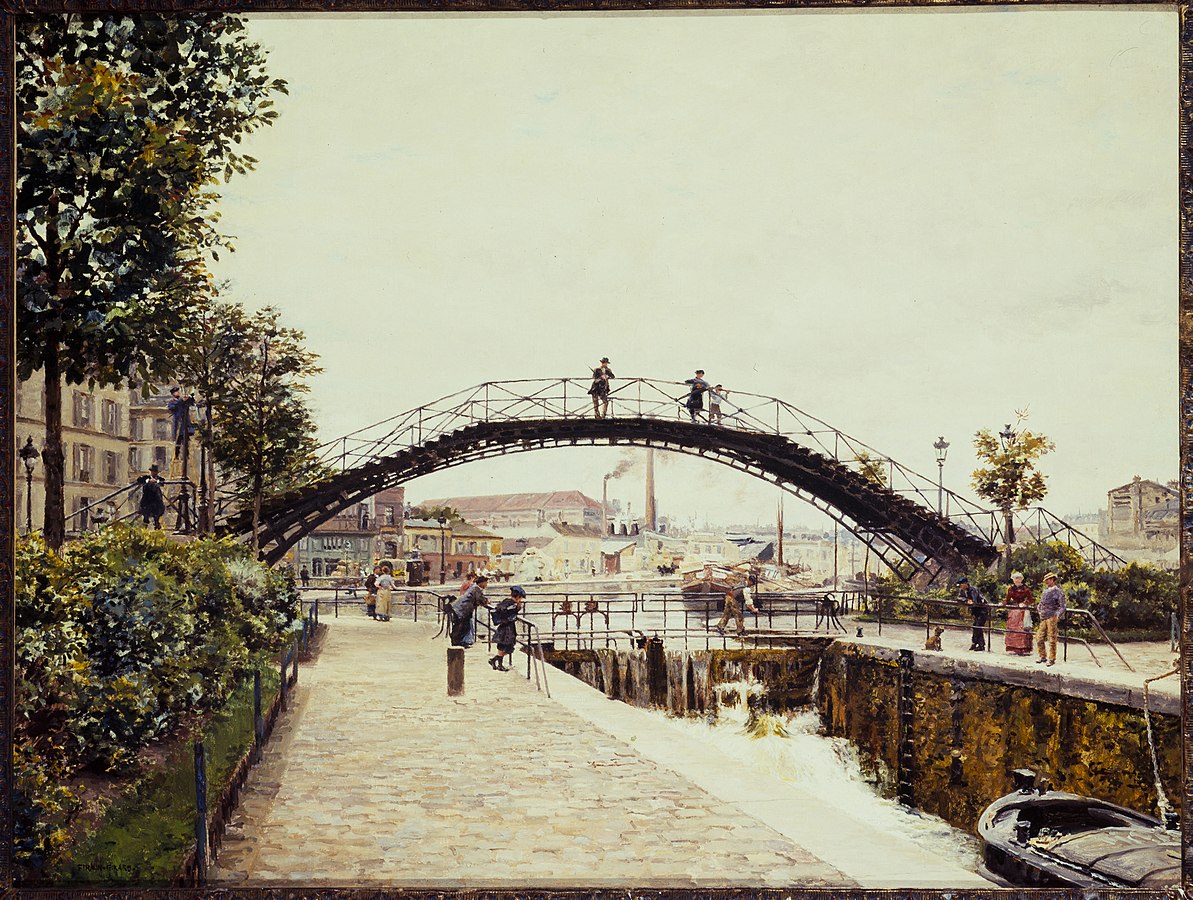 Le Canal Saint-Martin Firmin, Marie-François (dit Firmin-Girard) , Peintre Vers 1900 Peinture à l'huile Musée Carnavalet, Histoire de Paris CC0 Paris Musées / Musée Carnavalet - Histoire de Paris
