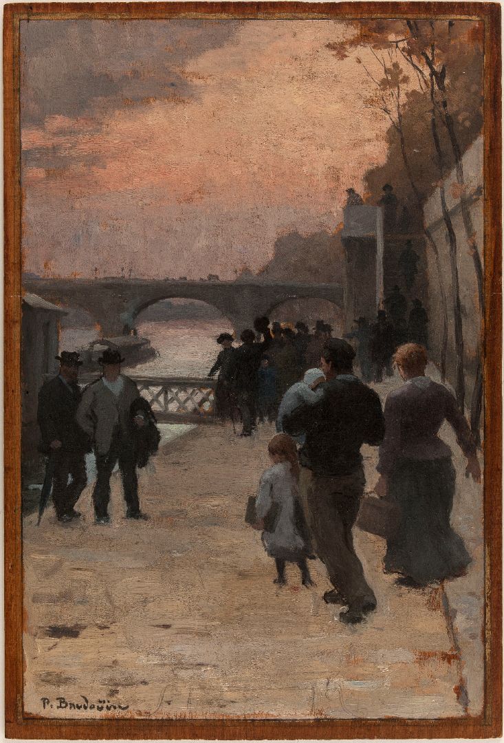 Sur Les Boulevards Abel-Truchet Louis Vers 1895 Peinture à l'huile Musée Carnavalet, Histoire de Paris CC0 Paris Musées / Musée Carnavalet - Histoire de Paris