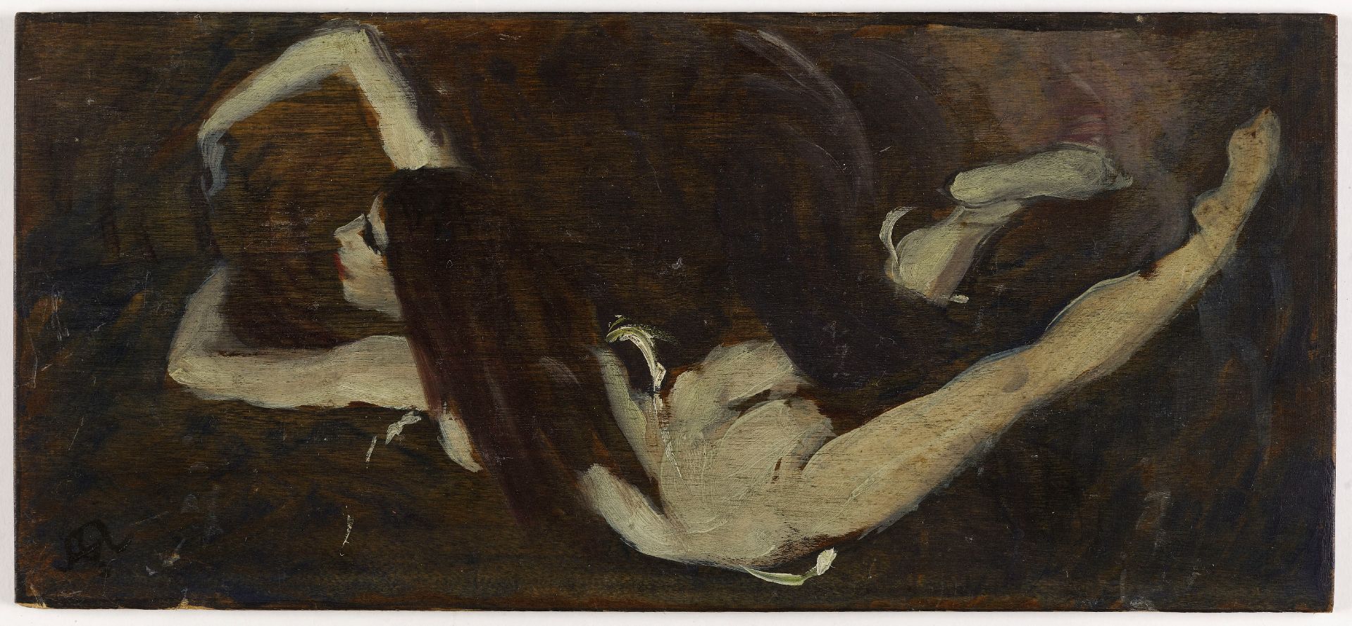 Albert Besnard (Paul Albert Besnard, dit, 1849-1934). "L'Electricité". Esquisse pour le salon des Sciences de l'Hôtel de Ville de Paris. Huile sur bois, 1890. Musée des Beaux-Arts de la Ville de Paris, Petit Palais.