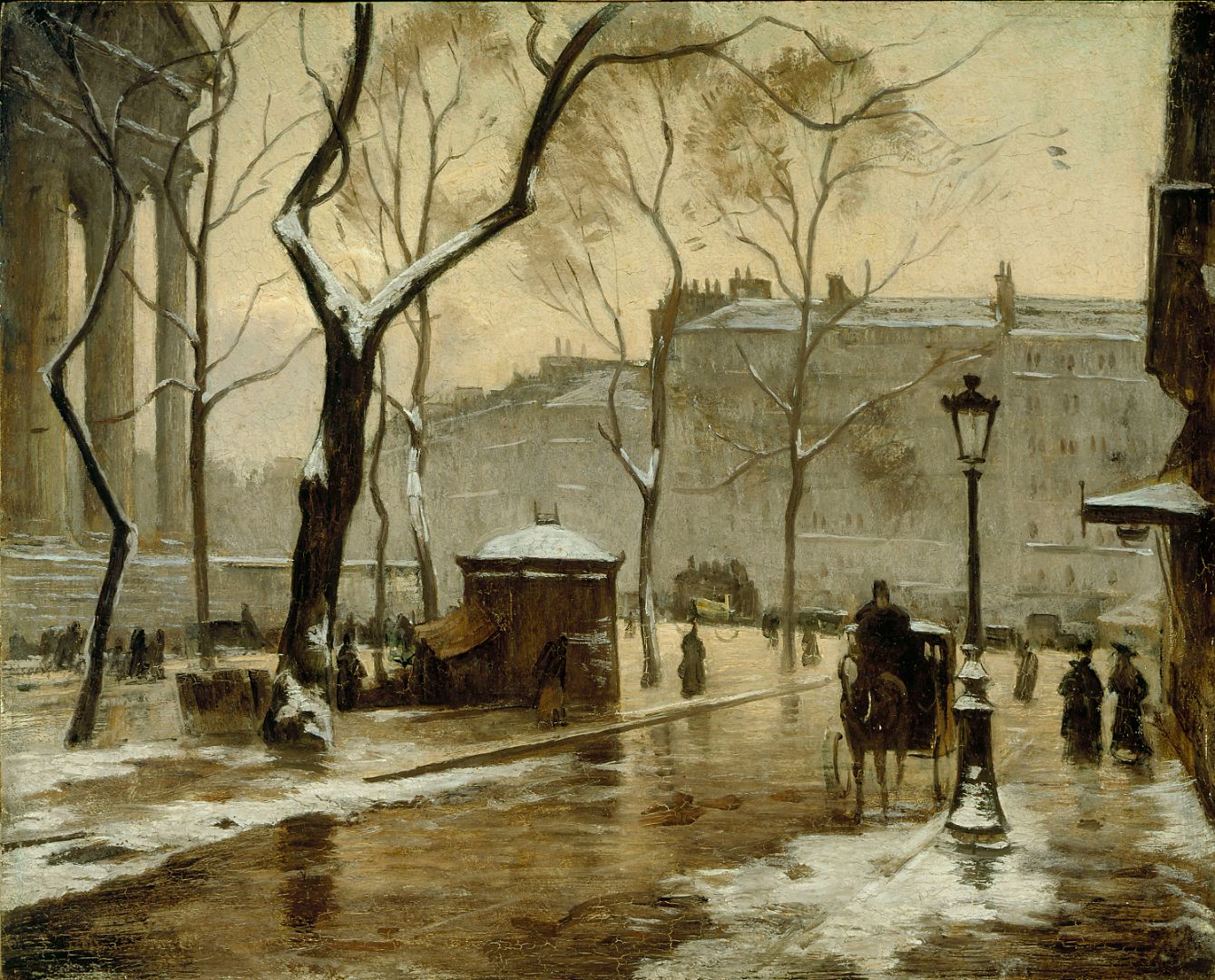 La Place De La Madeleine Braquaval Louis Vers 1900 Peinture à l'huile Musée Carnavalet, Histoire de Paris CC0 Paris Musées / Musée Carnavalet - Histoire de Paris