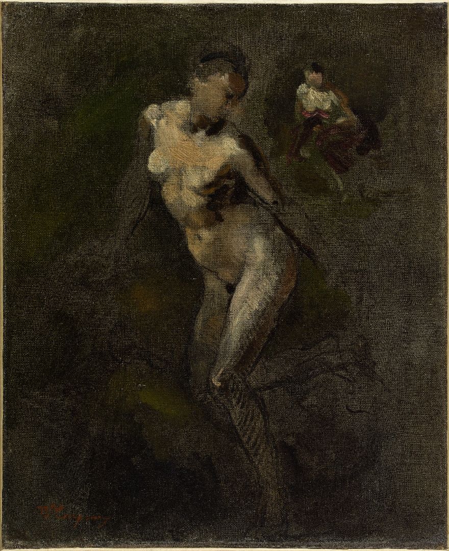 Femme Nue (Étude) Carpeaux Jean-Baptiste 1868 Peinture à l'huile Petit Palais, musée des Beaux-arts de la Ville de Paris CC0 Paris Musées / Petit Palais, musée des Beaux-Arts de la Ville de Paris