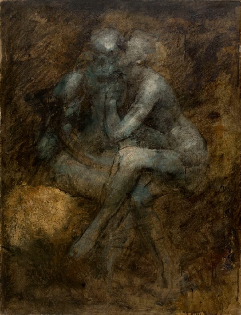 La Confidence Carpeaux Jean-Baptiste 1873 Peinture à l'huile Petit Palais, musée des Beaux-arts de la Ville de Paris CC0 Paris Musées / Petit Palais, musée des Beaux-Arts de la Ville de Paris