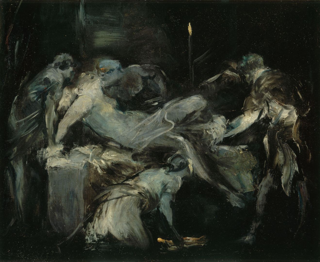Scène D'accouchement Carpeaux Jean-Baptiste 1870 Peinture à l’huile Petit Palais, musée des Beaux-arts de la Ville de Paris CC0 Paris Musées / Petit Palais, musée des Beaux-Arts de la Ville de Paris