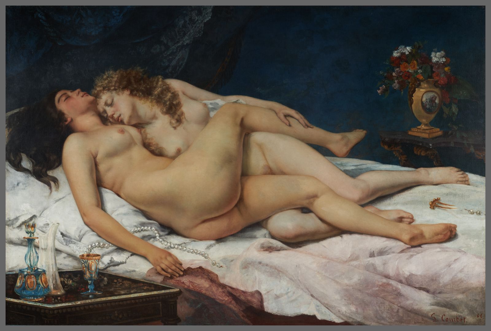 Le Sommeil Courbet Gustave En 1866 Peinture à l'huile Petit Palais, musée des Beaux-arts de la Ville de Paris CC0 Paris Musées / Petit Palais, musée des Beaux-Arts de la Ville de Paris