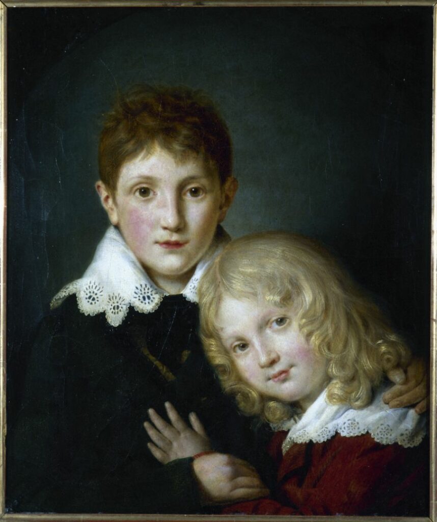 Paul Et Alfred De Musset Enfants Dufau Fortuné En 1813 Peinture à l’huile Musée Carnavalet, Histoire de Paris CC0 Paris Musées / Petit Palais, musée des Beaux-Arts de la Ville de Paris