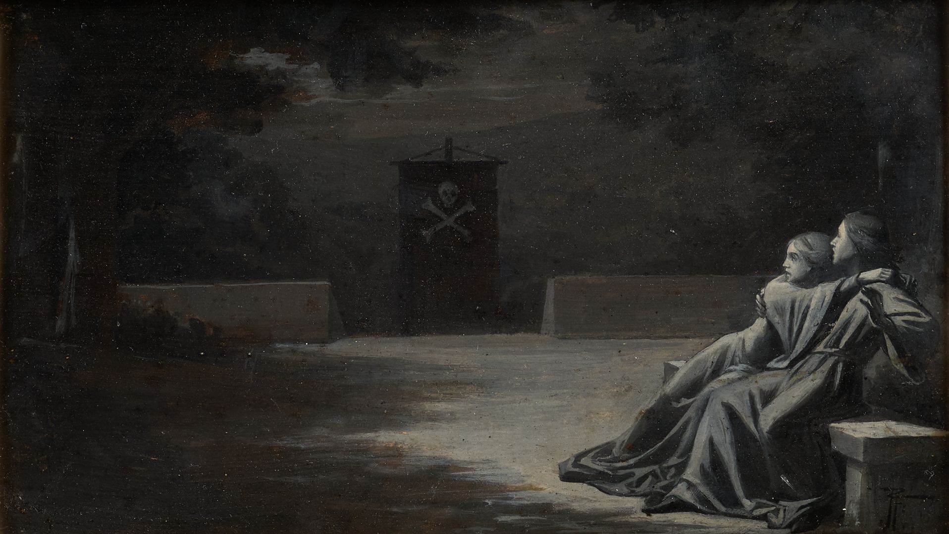 Dona Rose D'Orthez Et Don Sanche De Salinas Fritel, Pierre Vers 1891 1892 Peinture à l'huile Maison de Victor Hugo - Hauteville House CC0 Paris Musées / Maisons de Victor Hugo Paris-Guernesey