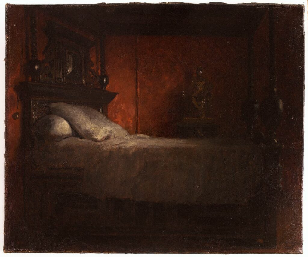 La Chambre De Victor Hugo Avenue D'Eylau Laugée, Désiré François En 1885 Peinture à l’huile Maison de Victor Hugo - Hauteville House CC0 Paris Musées / Maisons de Victor Hugo Paris-Guernesey