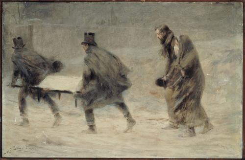 L'enterrement Braquaval Louis Vers 1900 Peinture à l'huile Musée Carnavalet, Histoire de Paris CC0 Paris Musées / Musée Carnavalet - Histoire de Paris