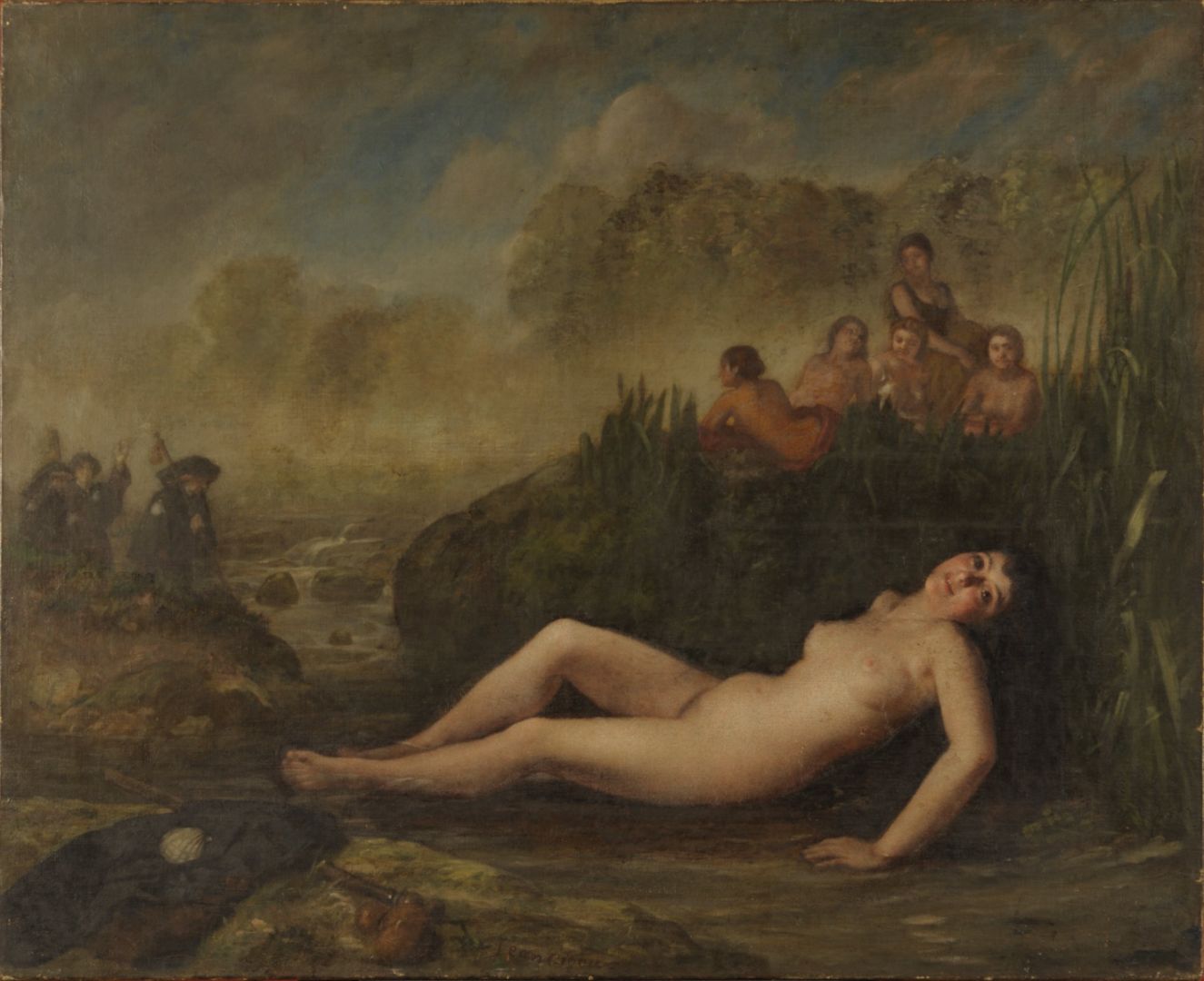 Nymphe Gigoux Jean 19e siècle Peinture à l’huile Musée des Beaux Arts et d’Archéologie de Besançon © Besançon, musée des beaux-arts et d’archéologie – Photographie P. Guenat