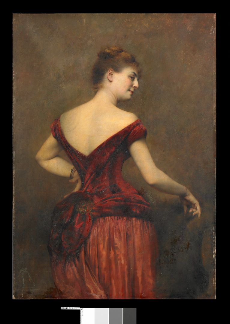 Portrait D'Alice Regnault Courtois Gustave 19e siècle Peinture à l’huile Musée des Beaux Arts et d’Archéologie de Besançon © Besançon, musée des beaux-arts et d’archéologie – Photographie P. Guenat