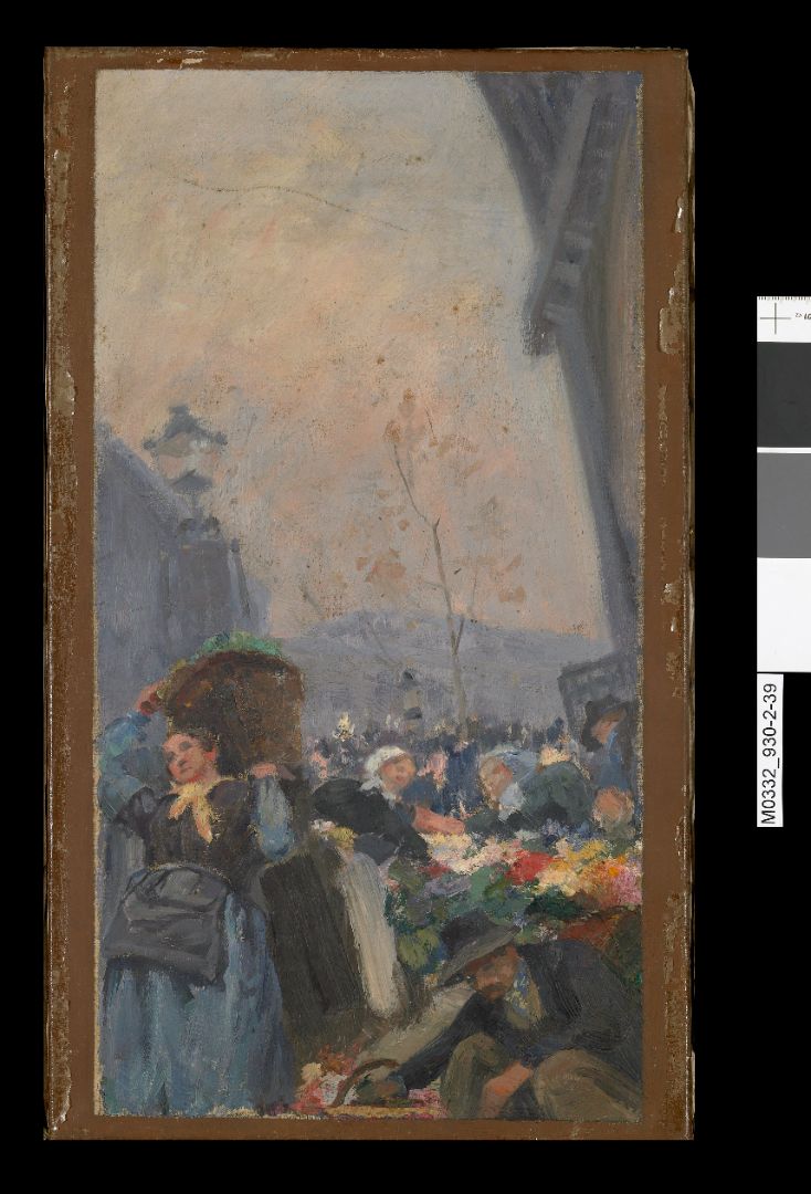 Scène De Marché CHUDANT Jean-Adolphe 19 ième siècle Huile sur toile Musée des Beaux Arts et d’Archéologie de Besançon © Besançon, musée des beaux-arts et d’archéologie – Photographie P. Guenat