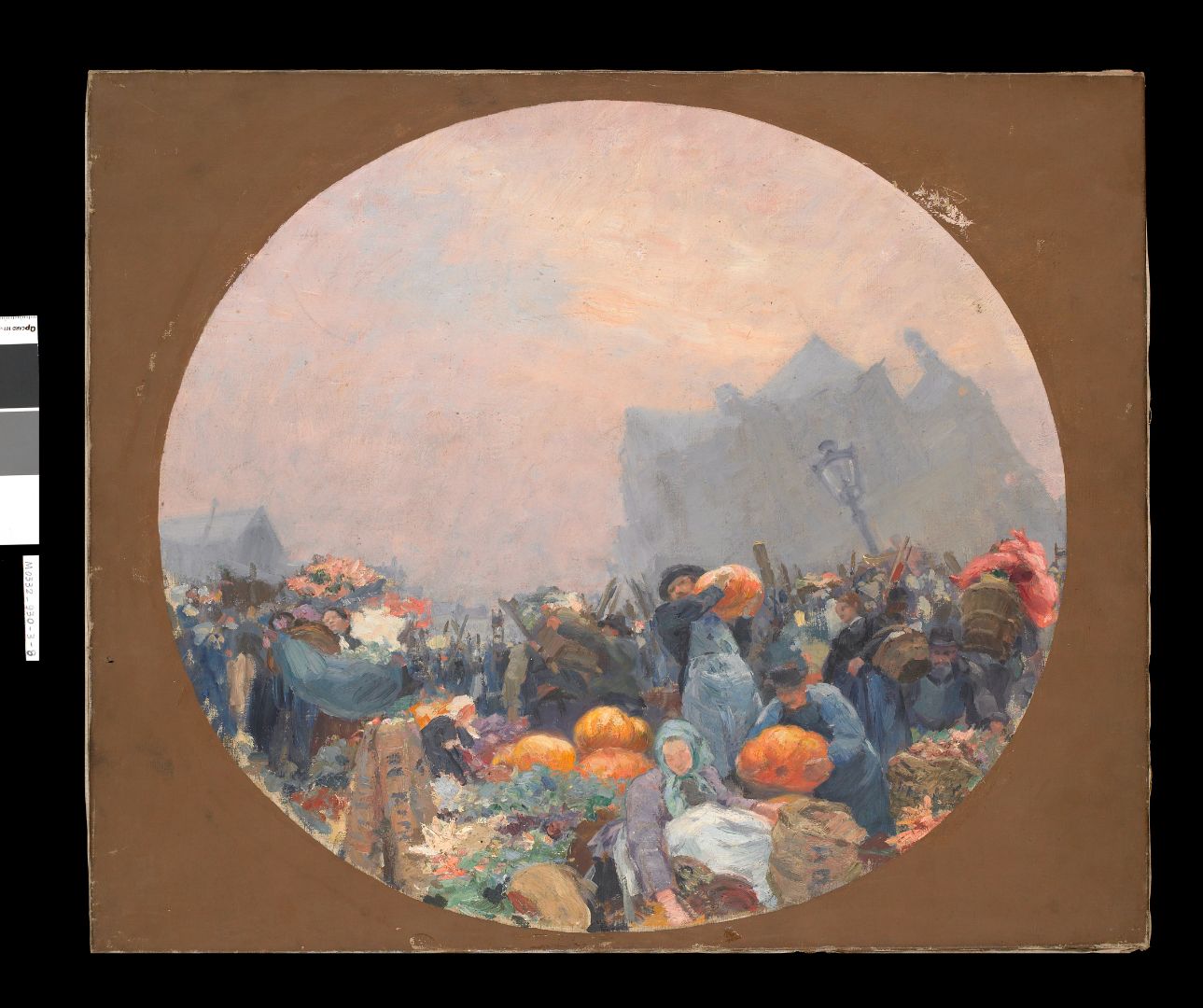Marché Couvert CHUDANT Jean-Adolphe 19 ième siècle Huile sur toile Musée des Beaux Arts et d’Archéologie de Besançon © Besançon, musée des beaux-arts et d’archéologie – Photographie P. Guenat