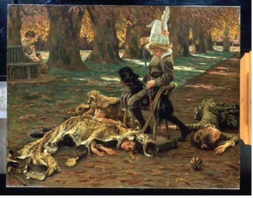 Le Petit Nemrod Tissot James 1882 Huile sur toile Musée des Beaux Arts et d’Archéologie de Besançon © Besançon, musée des beaux-arts et d’archéologie – Photographie P. Guenat
