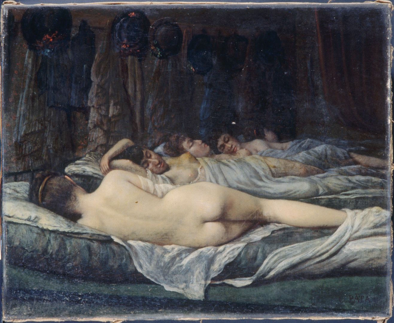 Un Dortoir D'ouvrières Chérubino Pata 1884 musées de Lons-le-Saunier, Inv. 192 © musées de Lons-le-Saunier/Jean-Loup Mathieu