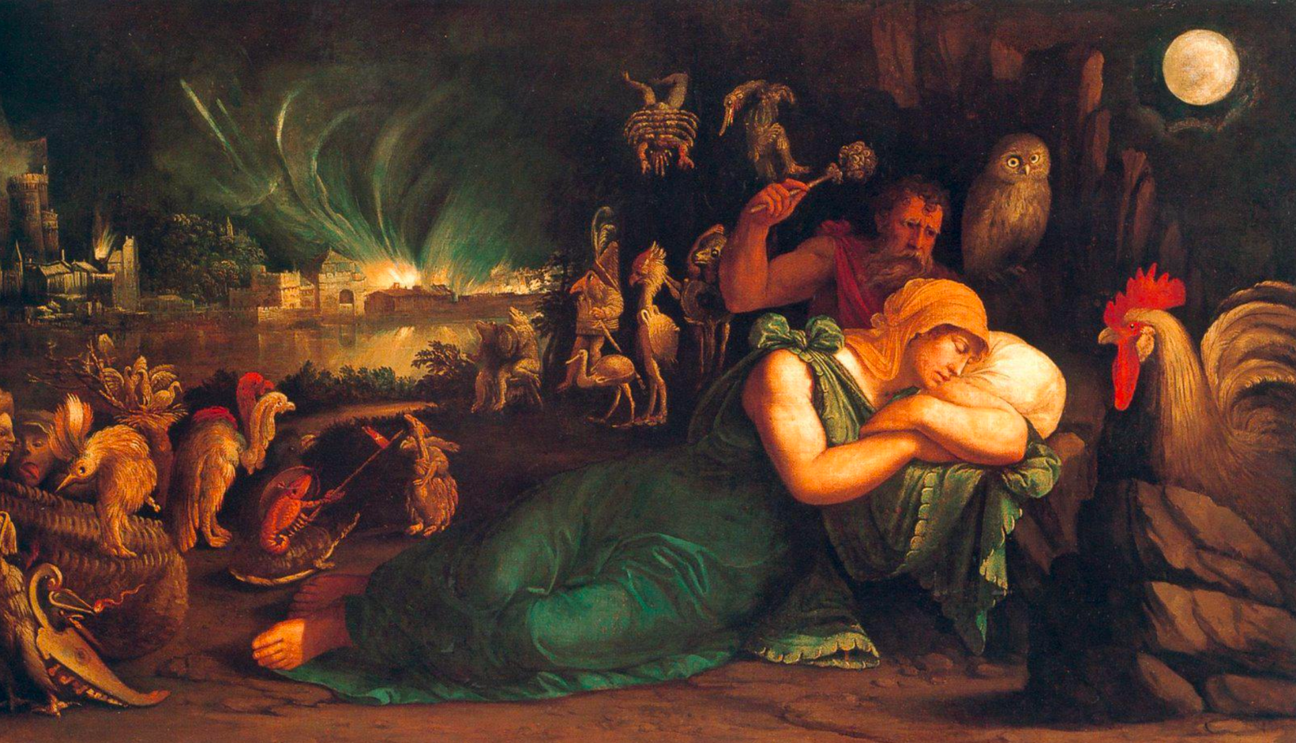 La nuit (le rêve) Battista Dossi